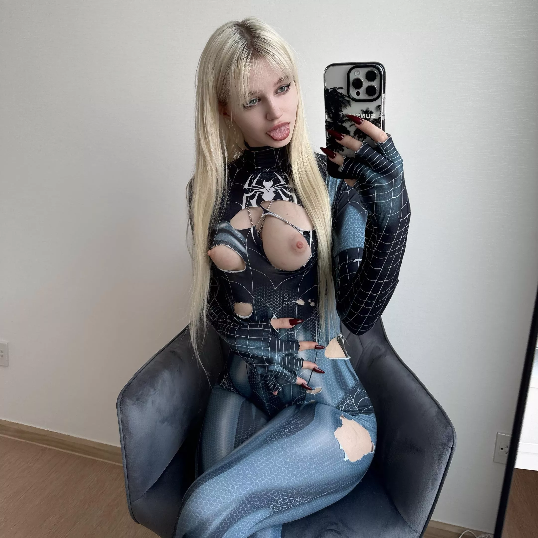 I wear my cute slutty label proudly, especially with my nipples on display