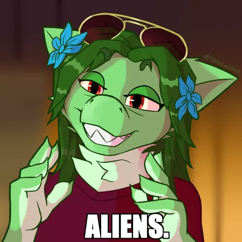 I've been commissioned to draw.... ALIENS.