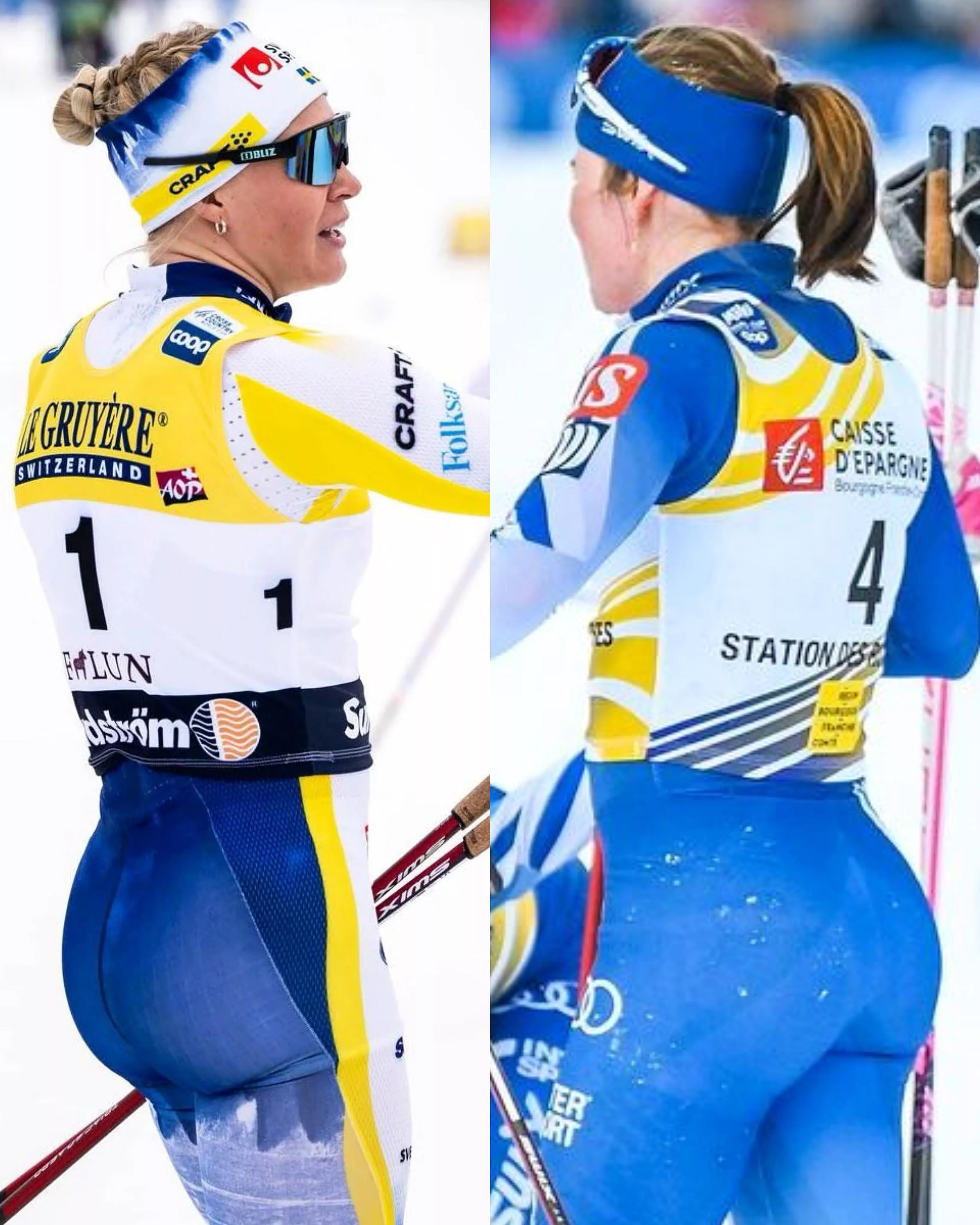 Jonna Sundling (SWE) vs Krista Parmakoski (FIN) - Cross-Country Skiers