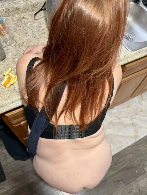 My sexy little ginger sure does have some shiny red… butt cheeks ;)
