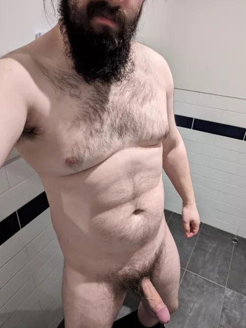 Naked morning at work