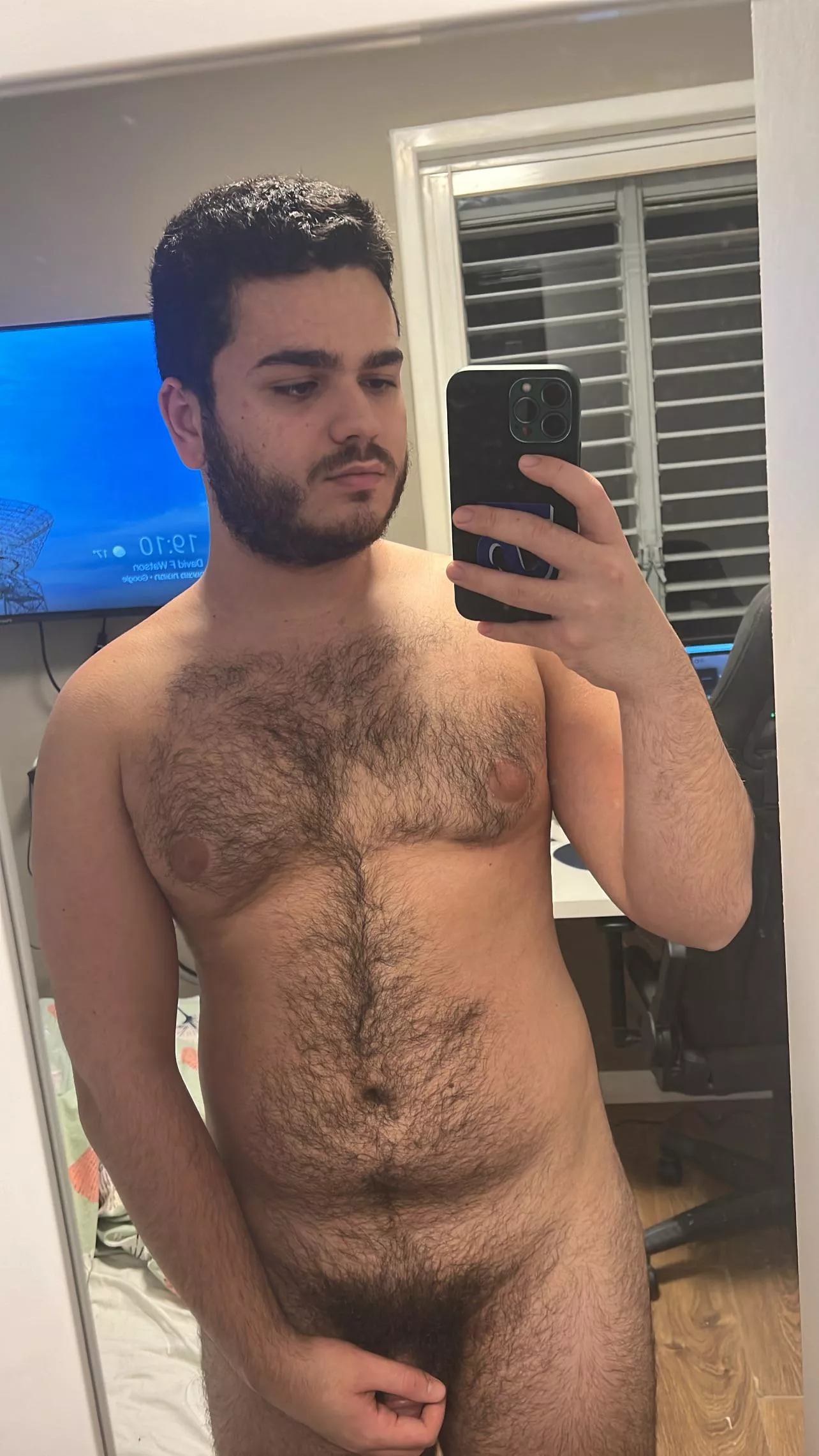Never shaved body
