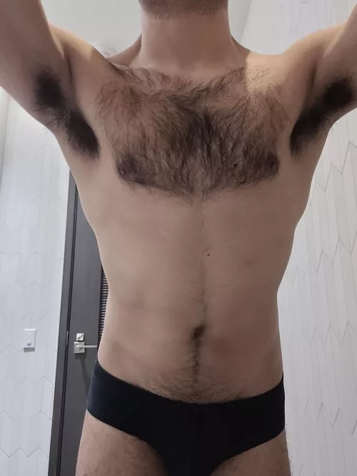 Not sure if my chest is going to keep getting hairy??? 😅