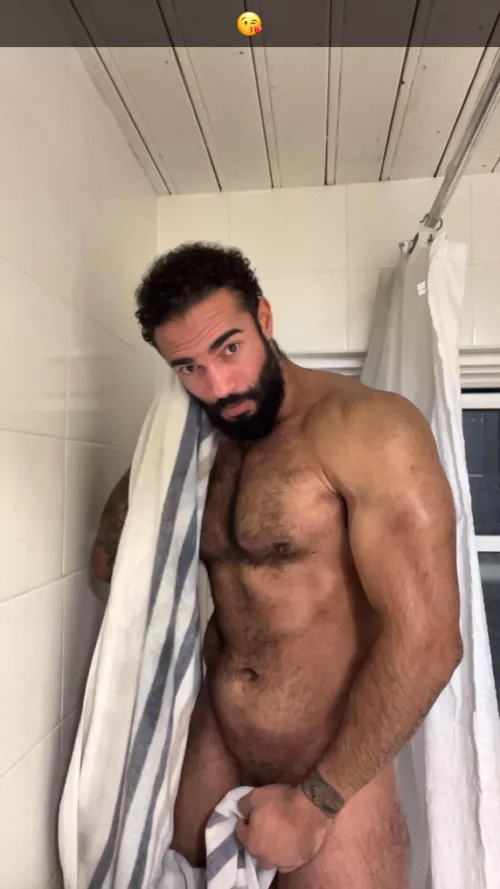 Post work out before the beard was removed 