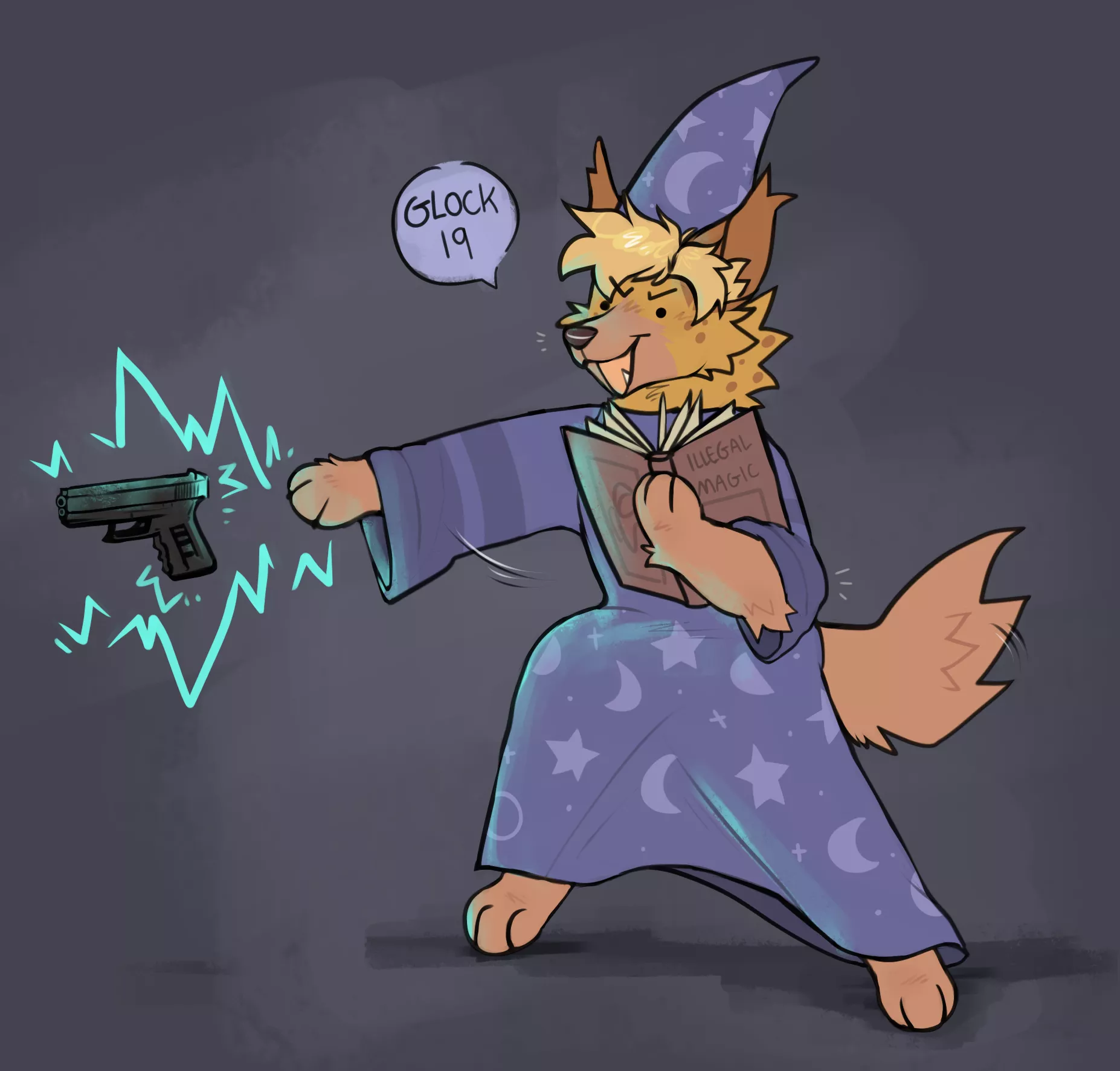 practicing the forbidden arts (a commission for YeenusBeanus on twitter)