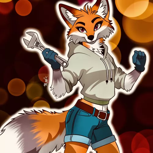 She’s here to fix your car, WYD? (Original concept by u/GorgeousTurkey) [art by me]