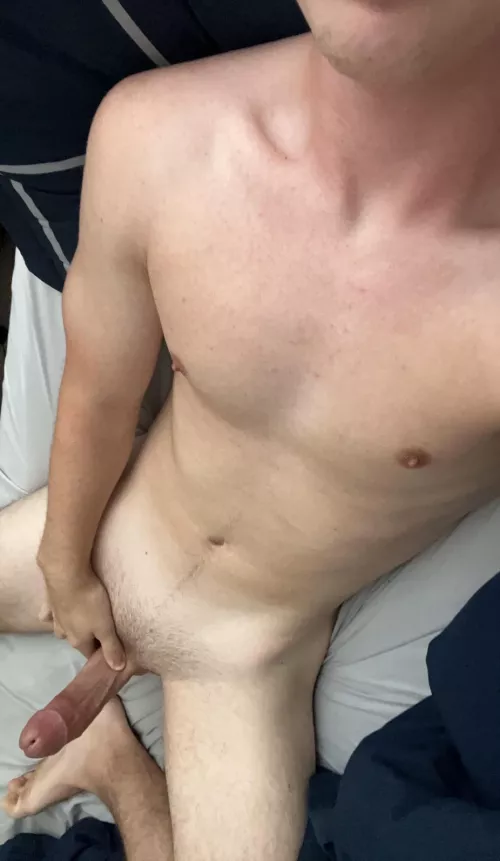 Showing off my college cock. PMs open
