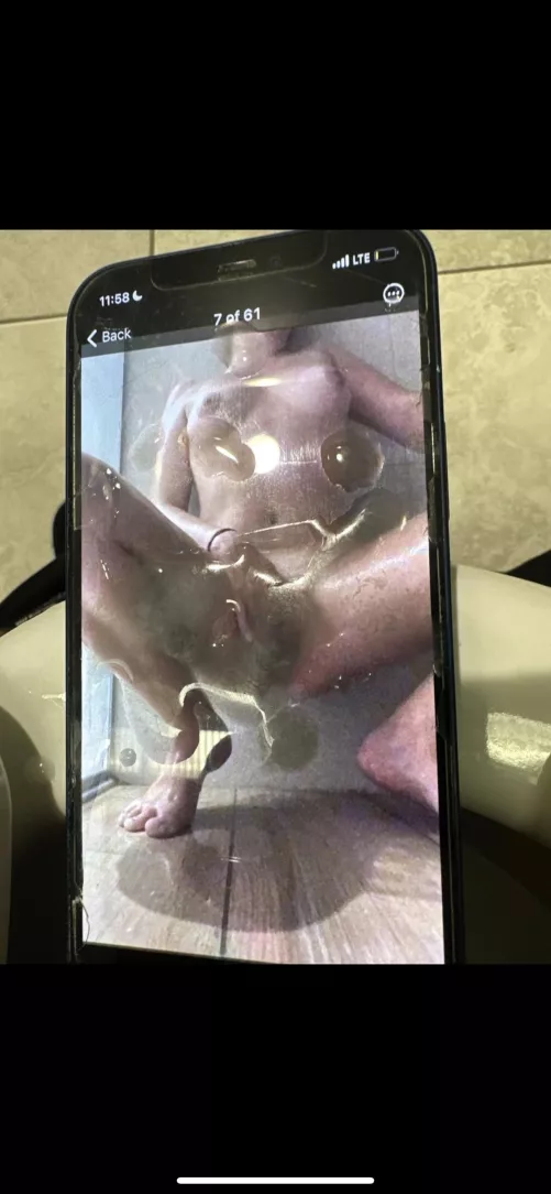 Slut wanted to show her cuck how hot she would like with another man’s cum all over her pussy. She only lets bull’s creampie her. Who’s slut gets my next creampie?