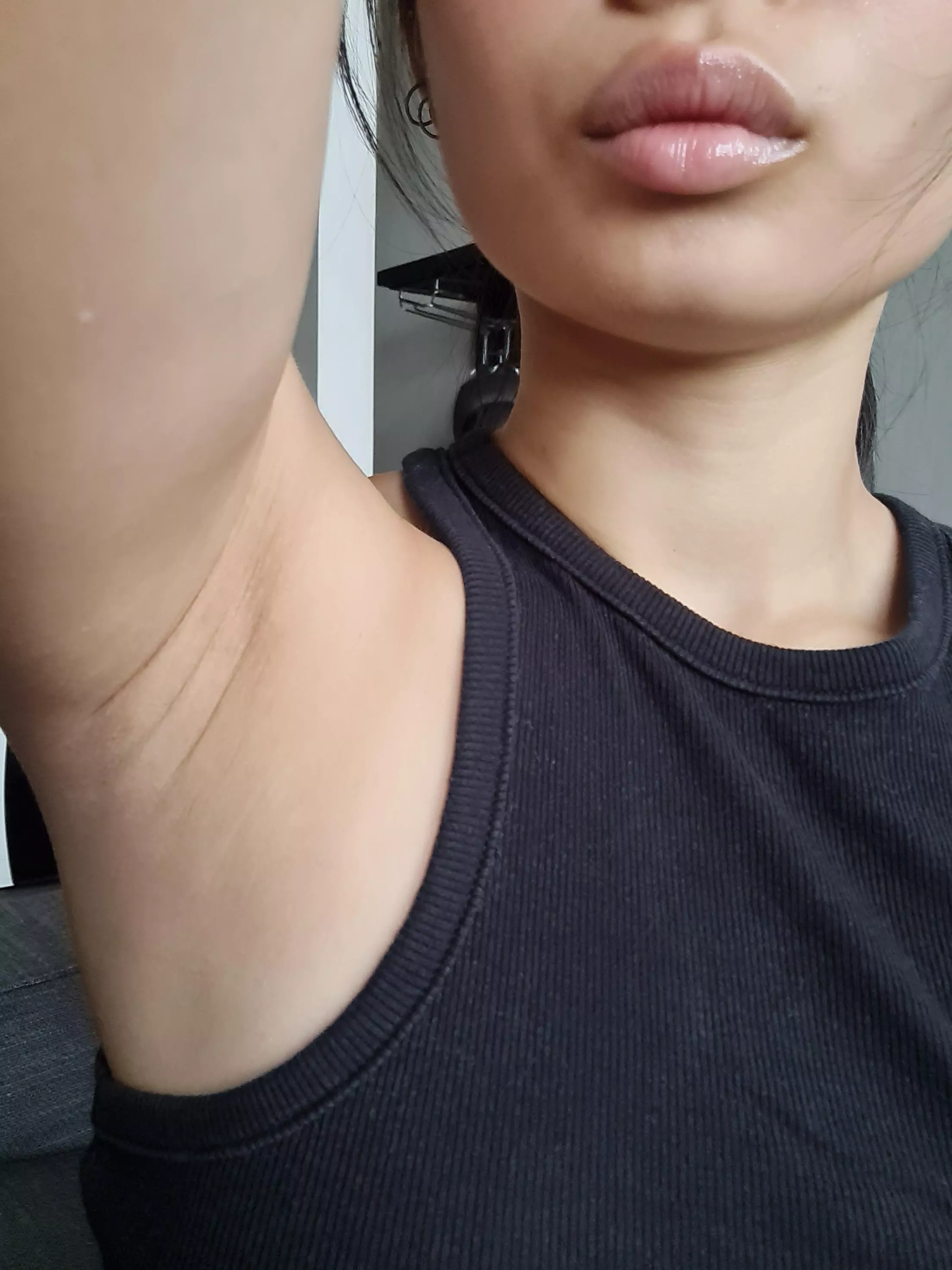 Smooth asian armpits