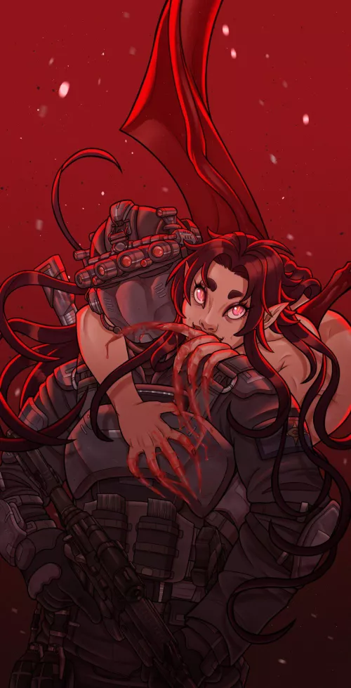 Succubus and robot - Scoutsart