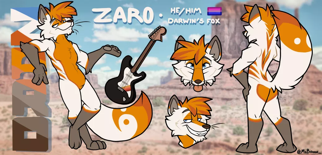 The brand new look of Zaro 2.0! (Comm for zarodarwin)