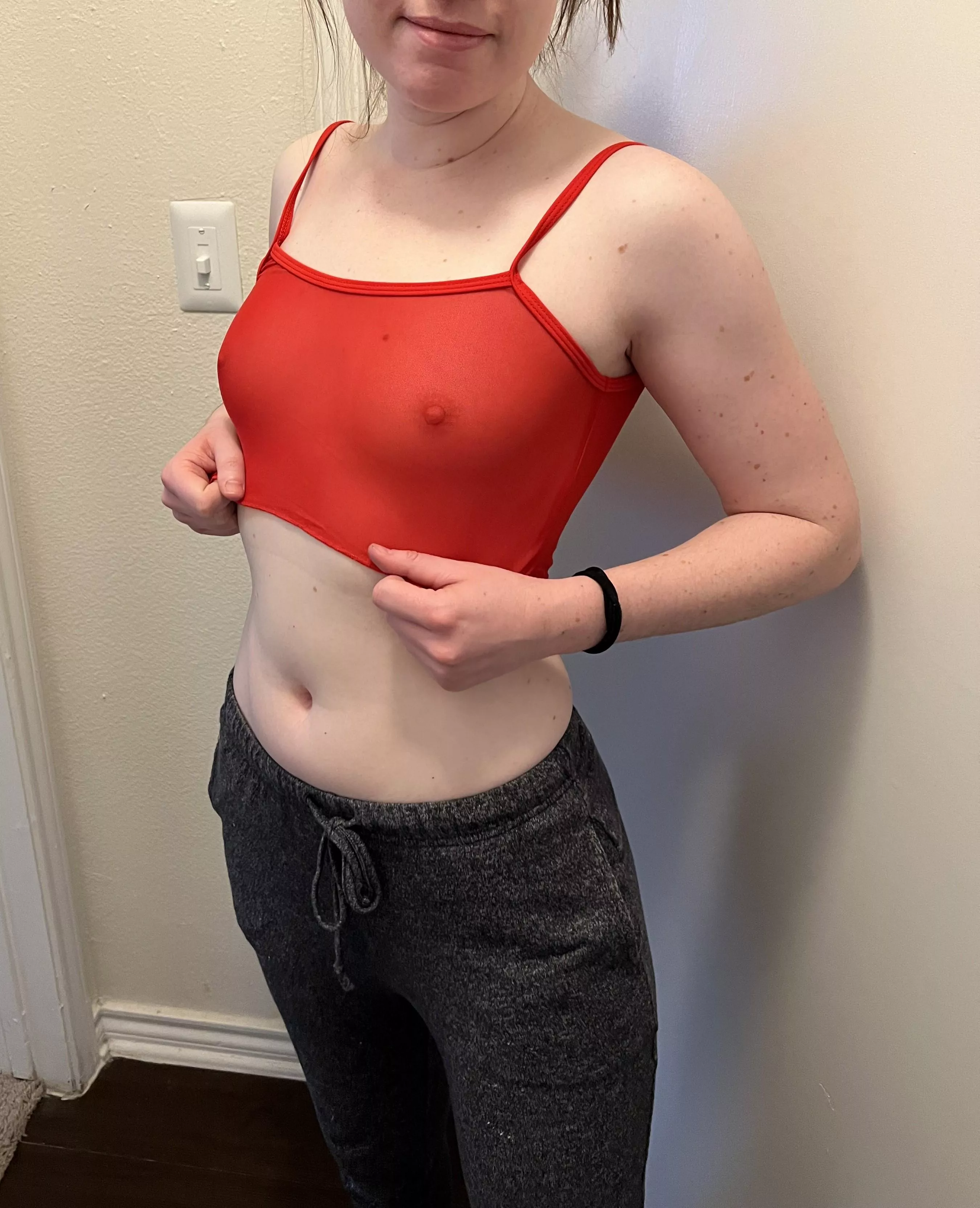 This top isn't too revealing to go out in, right?