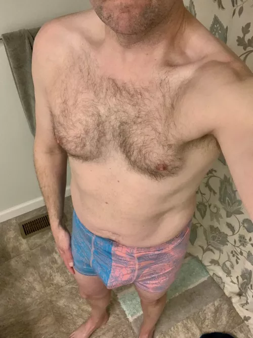 When it’s sunny and warm you break out the bright undies