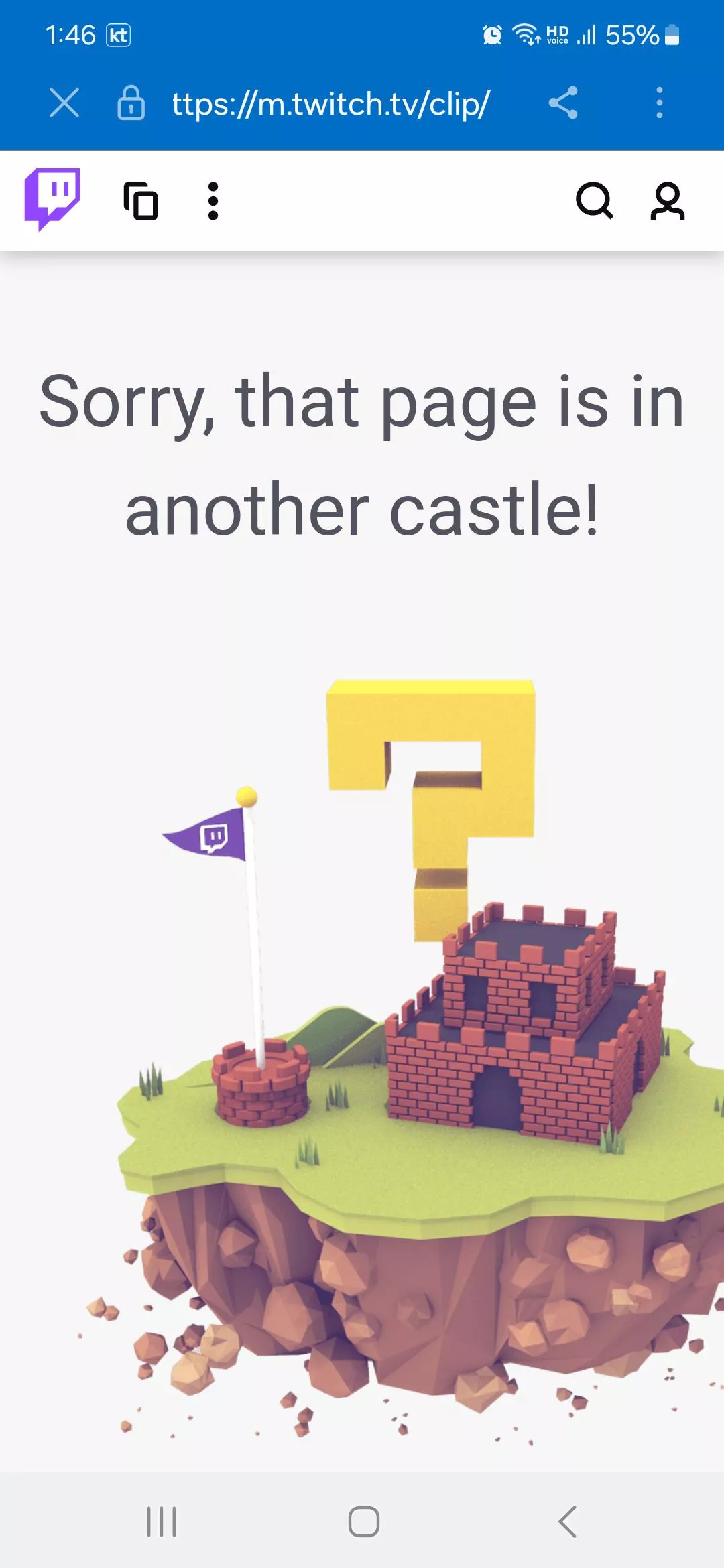 Why does this pop up EVERY time I try to watch a clip posted to reddit? 