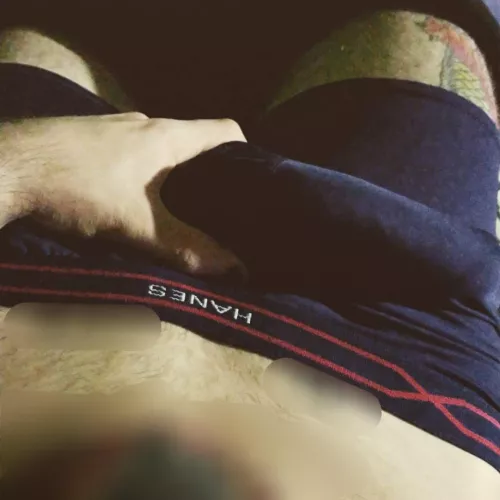 Wishing someone would grope it over my boxers