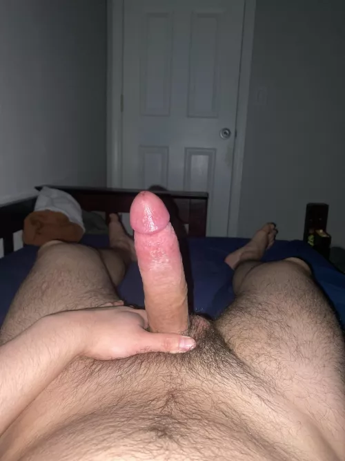 22m uncut horny Latino cock looking to stroke edge and cum with some uncut big dick add and send a snap: blcuncut