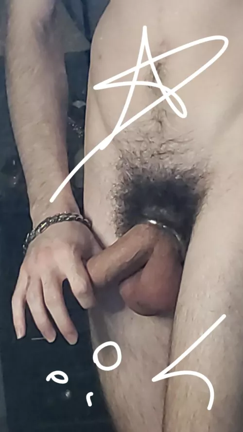 24 just got a new cock ring