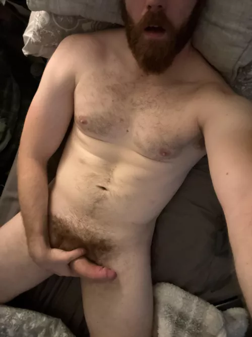 30yo 6’5” bi married man needs someone to push my legs up and slide in my virgin ass as my wife watches