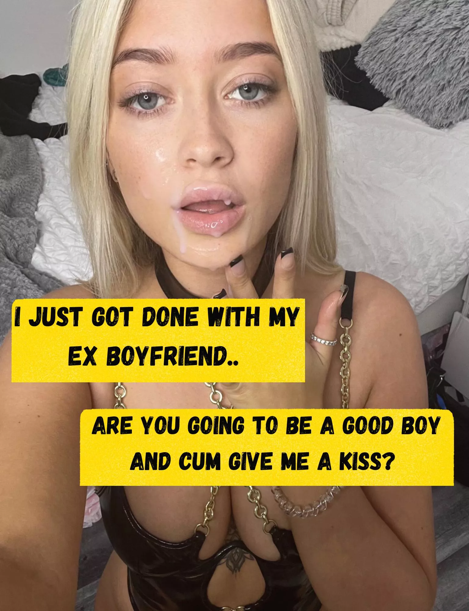 Are you going to be a good boy?