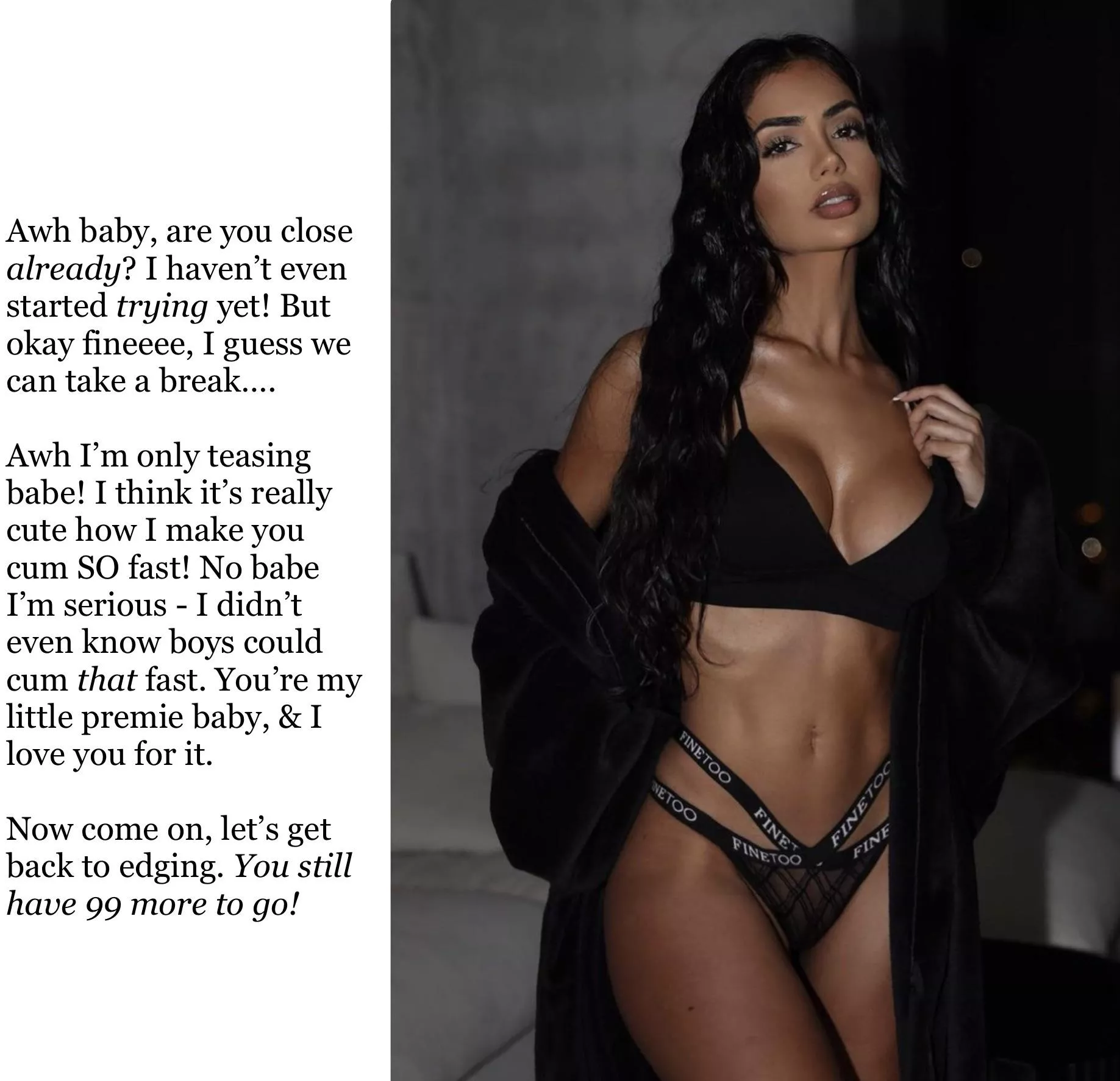 Awh baby, close already?