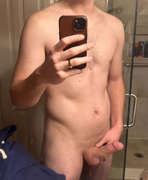 Can I fill your ass before my shower?