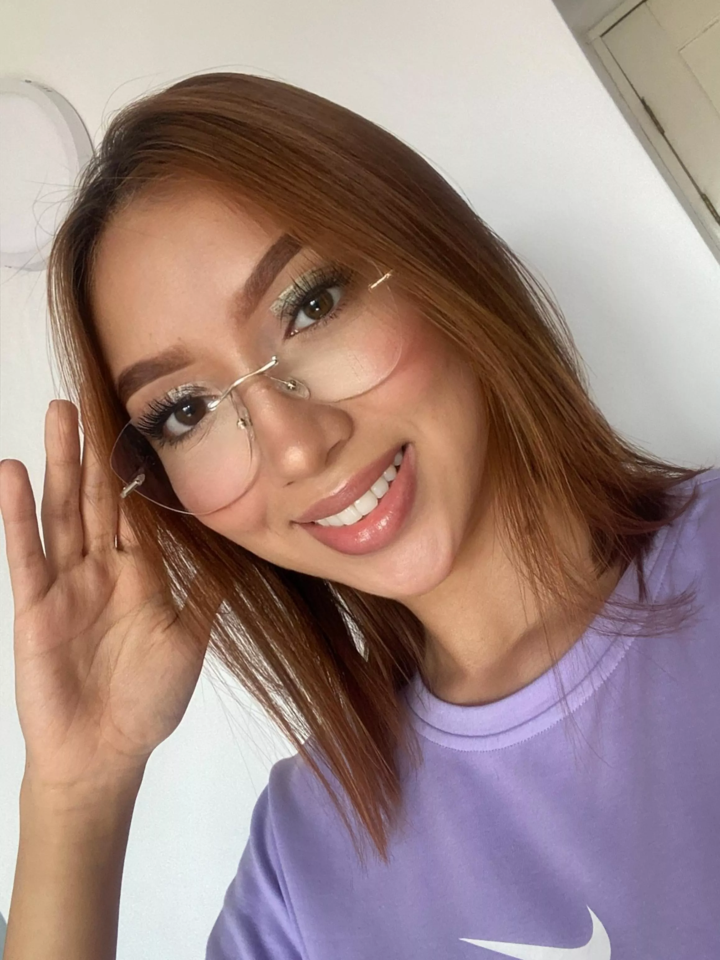 Cute in glasses