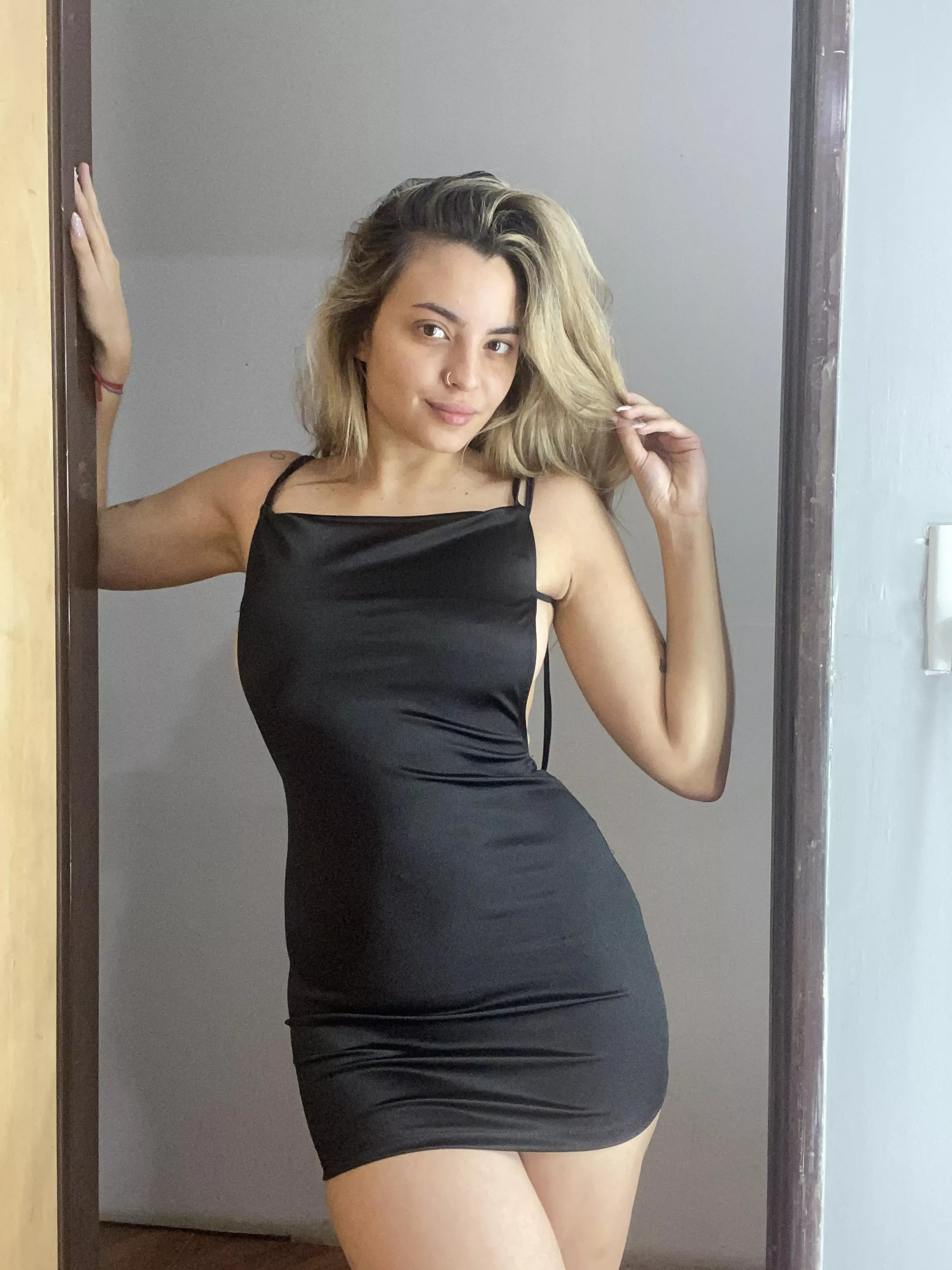 Does my black dress is too simple?