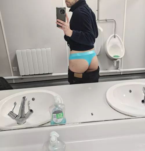 First time wearing a thong to work 