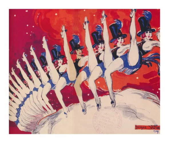 French postcard 1929