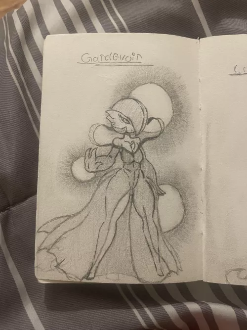 Gardevoir who’s one of my personal favorite designs I made.