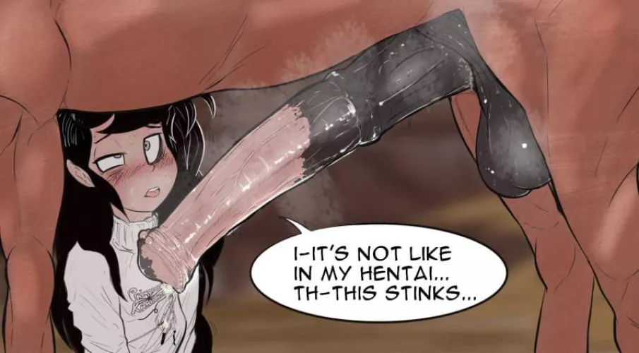 God this thing stinks so bad! But, I could maybe get used to it... 💖 (sinsigat)