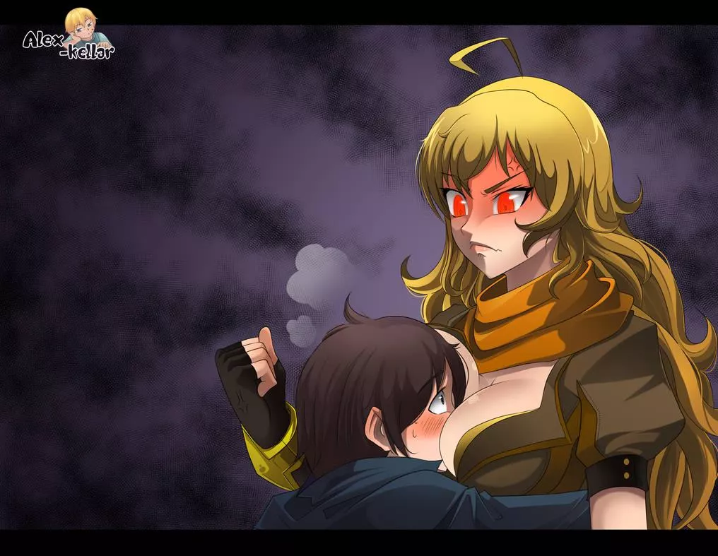 He was probably running away from something dangerous but run into something (while good and fun) meant more danger