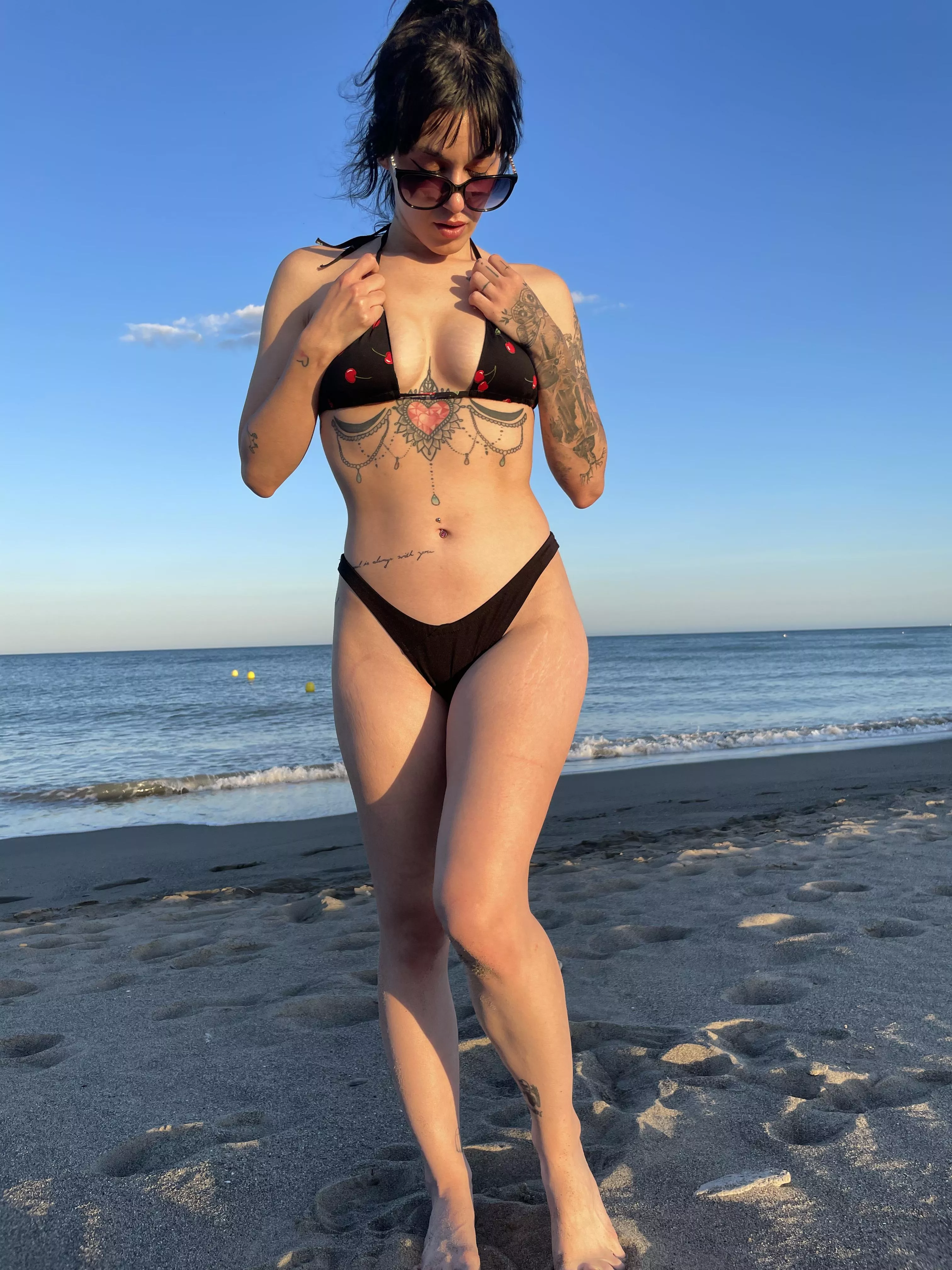 I dont know if I am sexy enough in these bikinis..