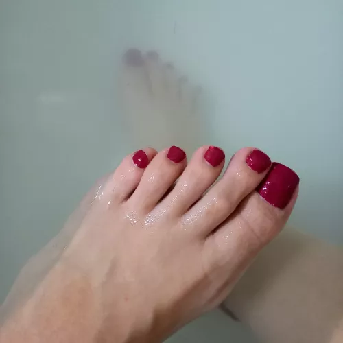 I want to touch you with my feet
