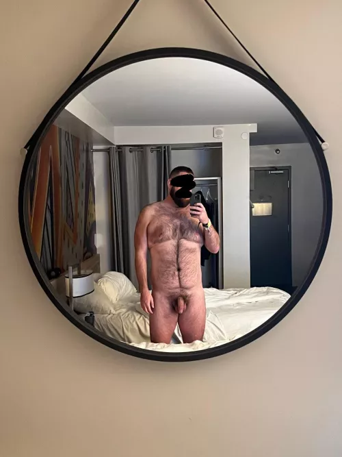 Love a hotel mirror 