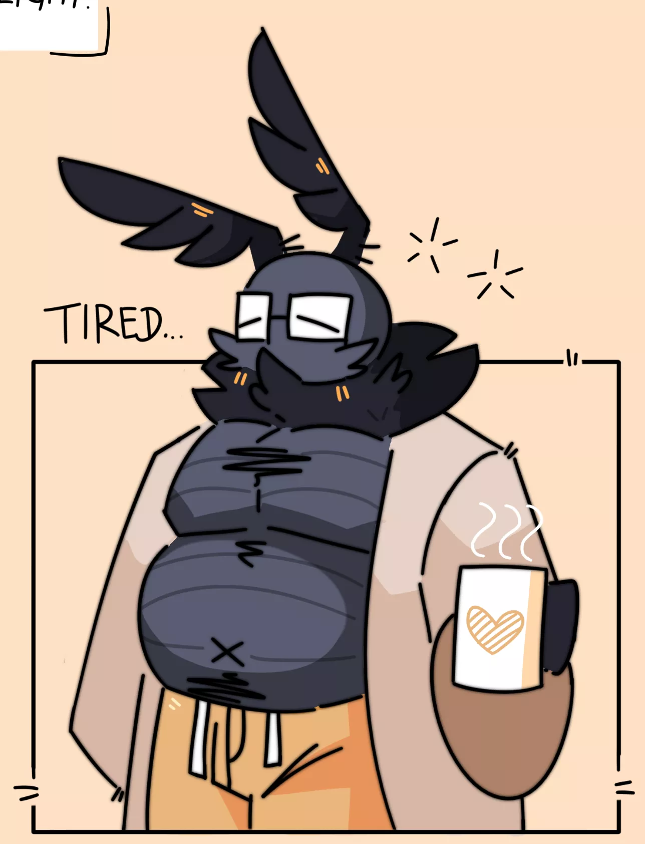 mothman dad just woke up, he name Apollo