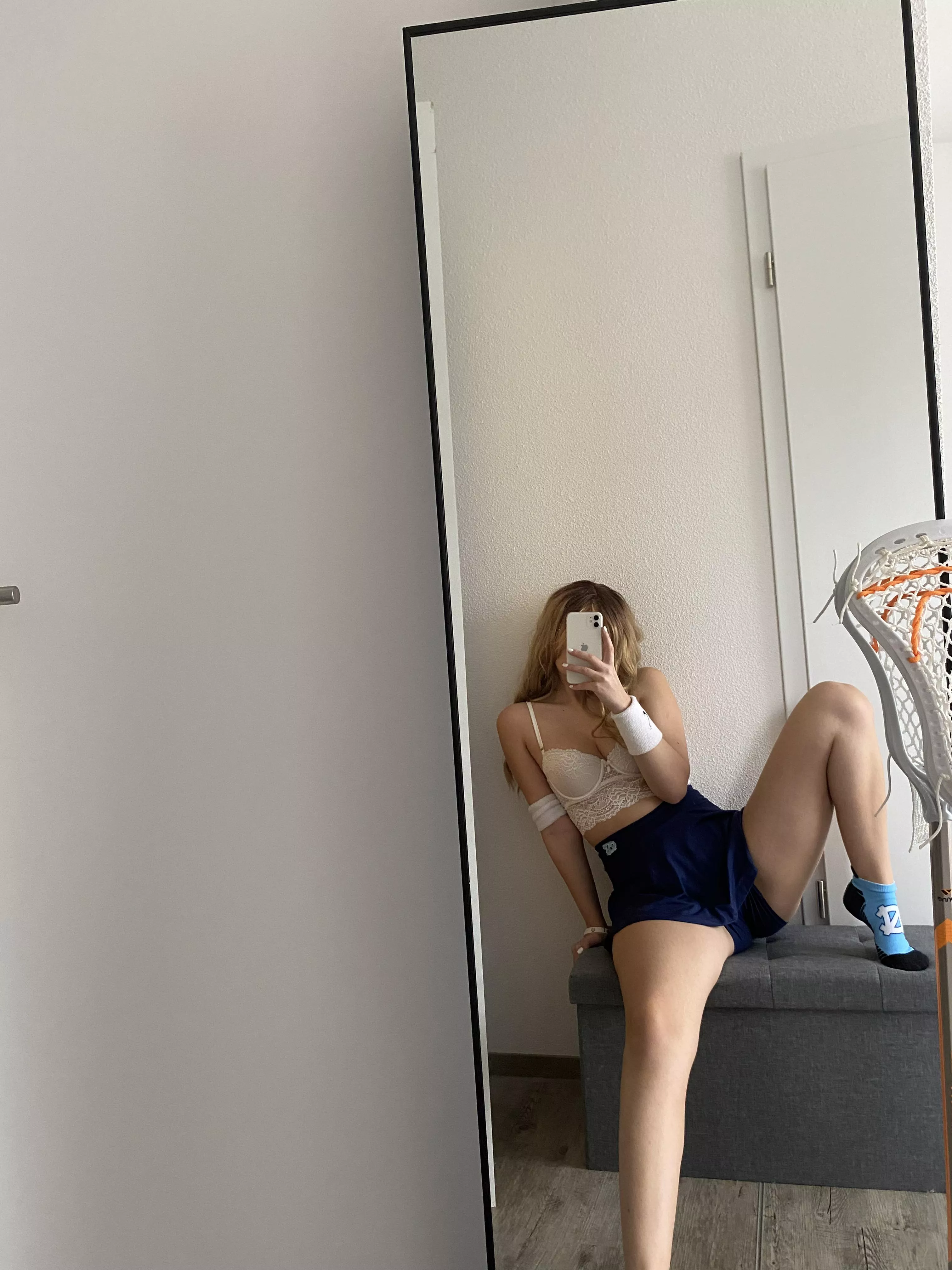 ready to get bullied by an 18yo girl lax player ?