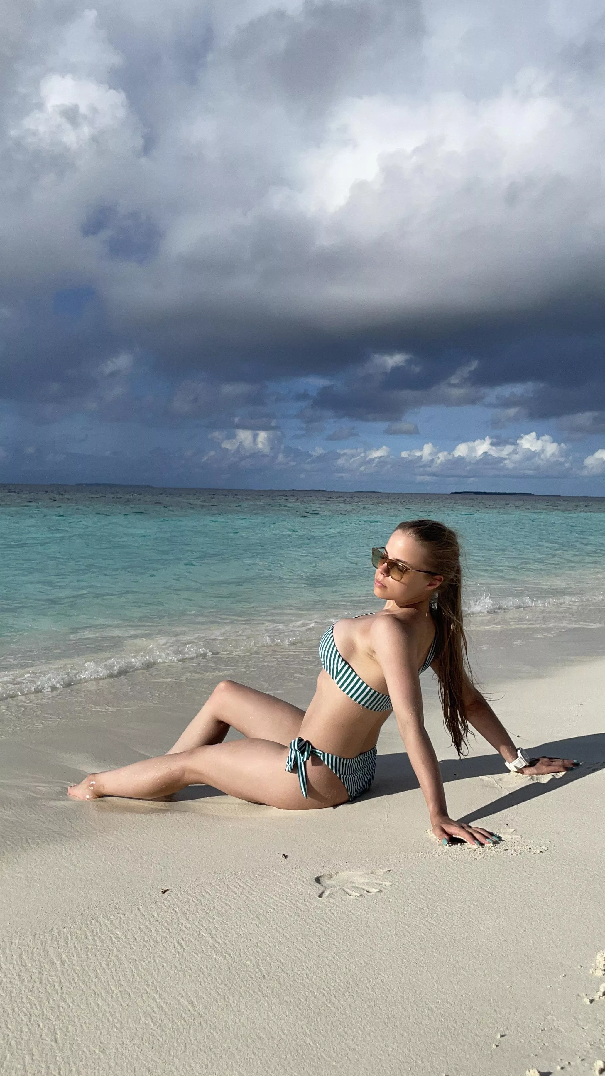 Sunbathing all parts of my body