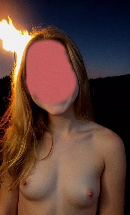 The fire was very warm!