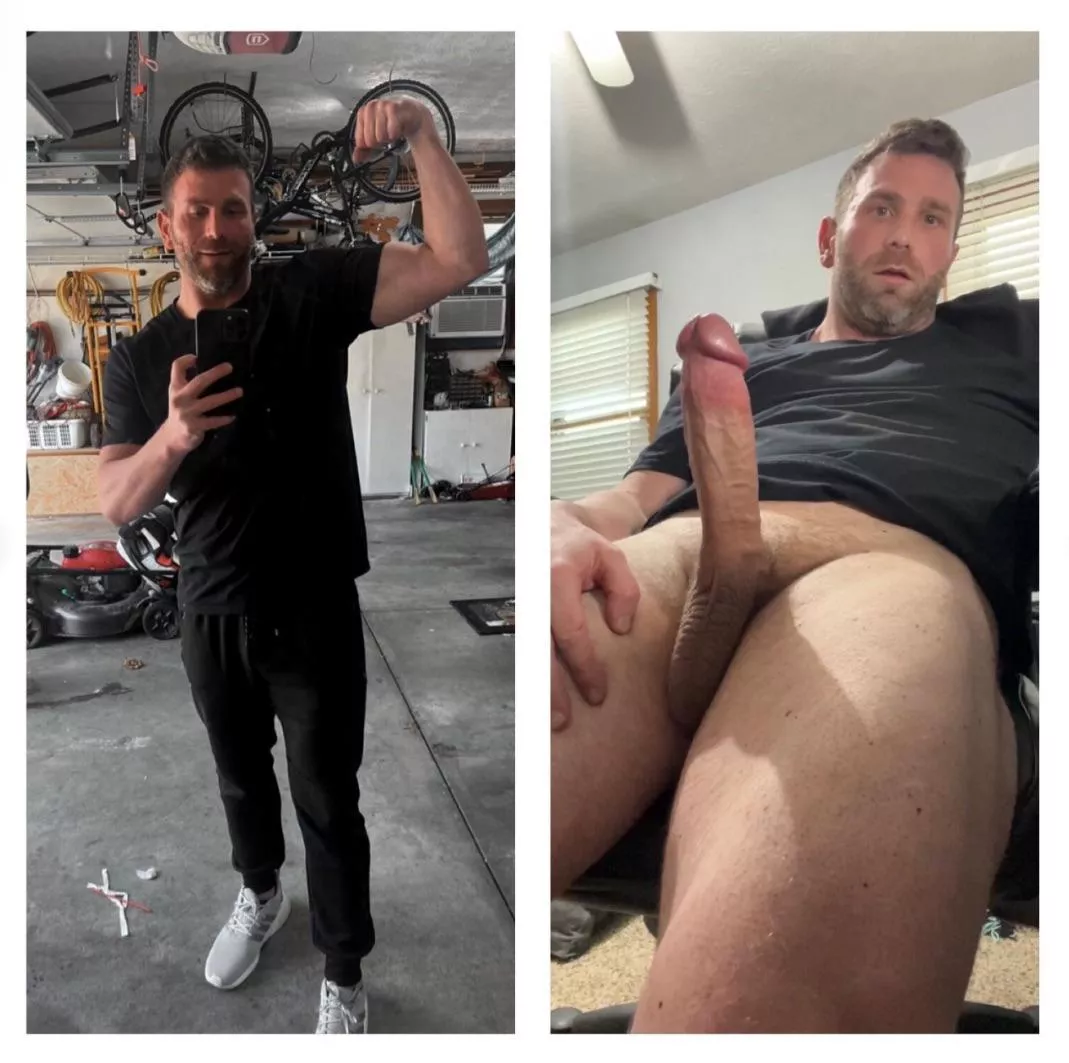 The perfect post workout activity is blowing a load.