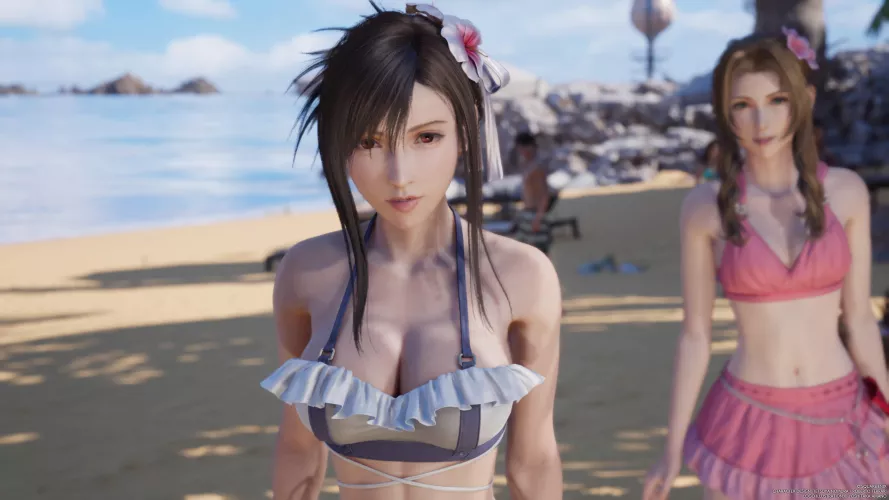 Tifa's new bathing suit makes me want to see her get cucked by Barrett or Johnny so bad!!!