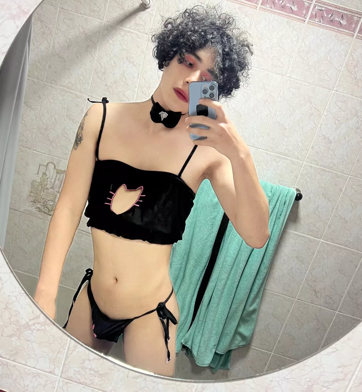 Trying to be a ladyboy 