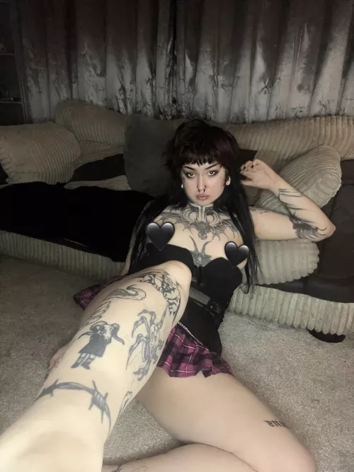 We fucking on the floor and the sofa 