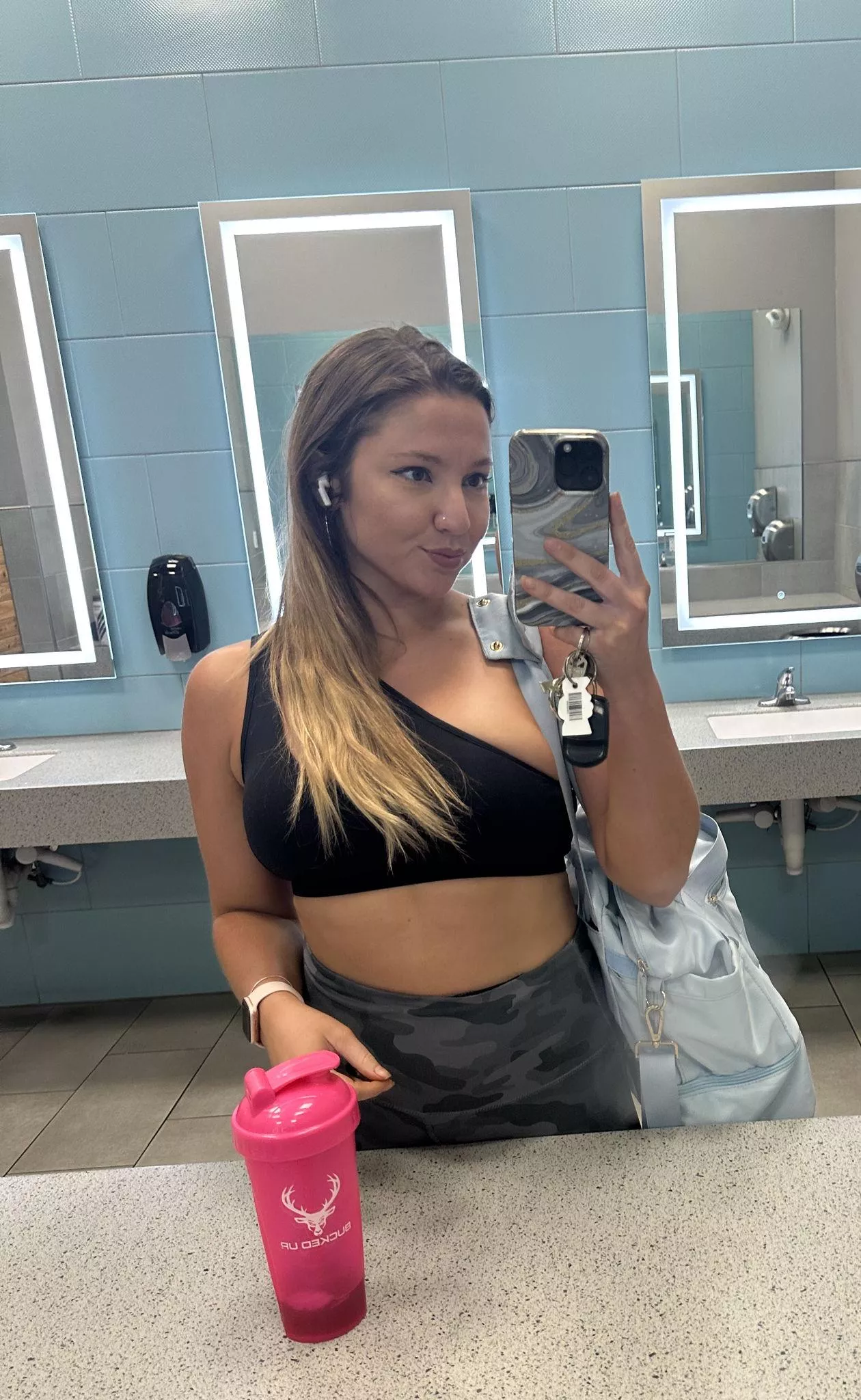 Always happy after working out