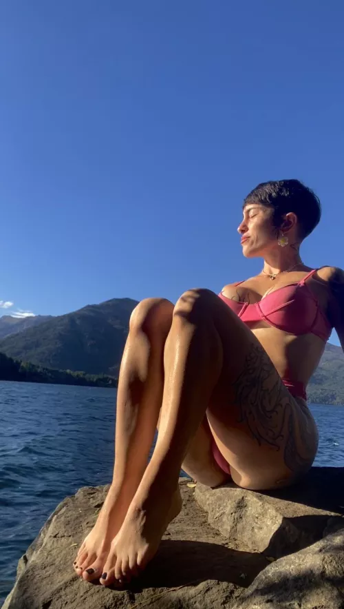 Can you imagine the water falling there?