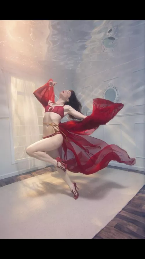 Dancer in red