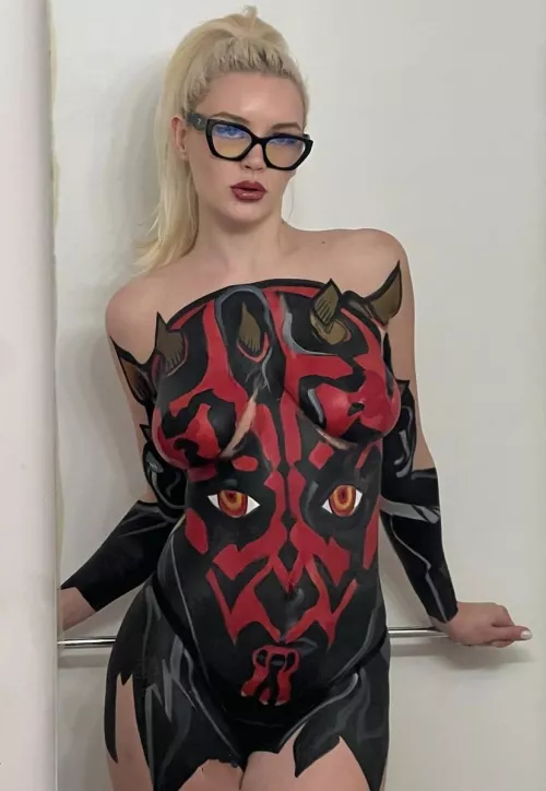 Darth Maul body paint 