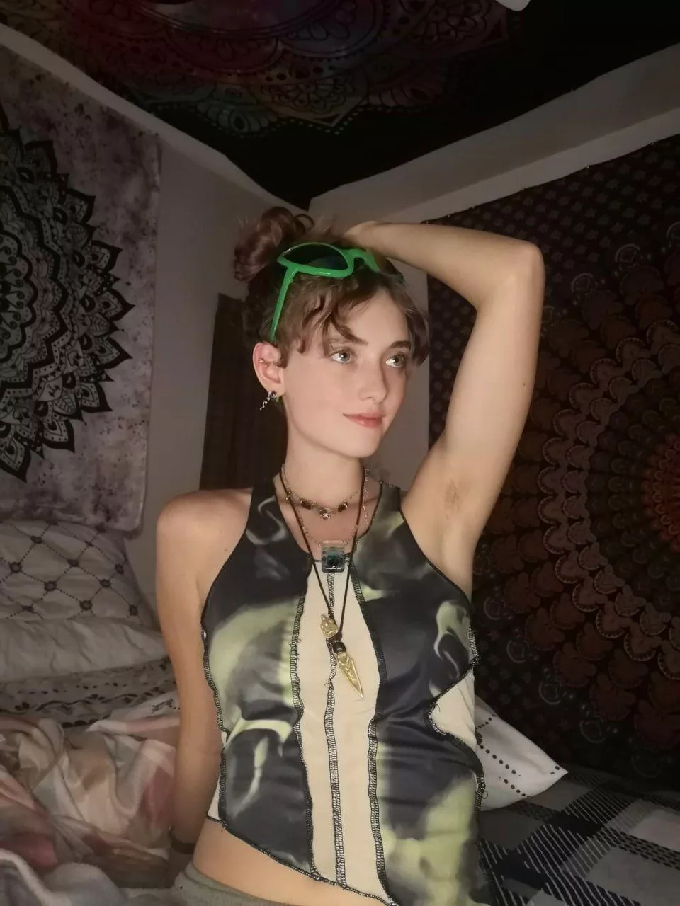 feeling playful in my bed, ready for fun F18