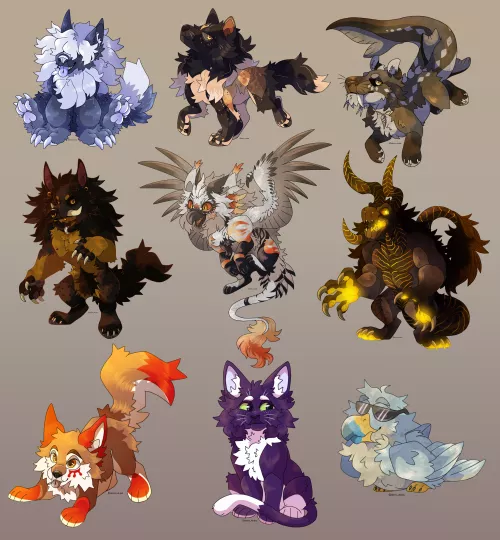 [Fore Hire] Still doing $10 shaded chibi commissions! 💕