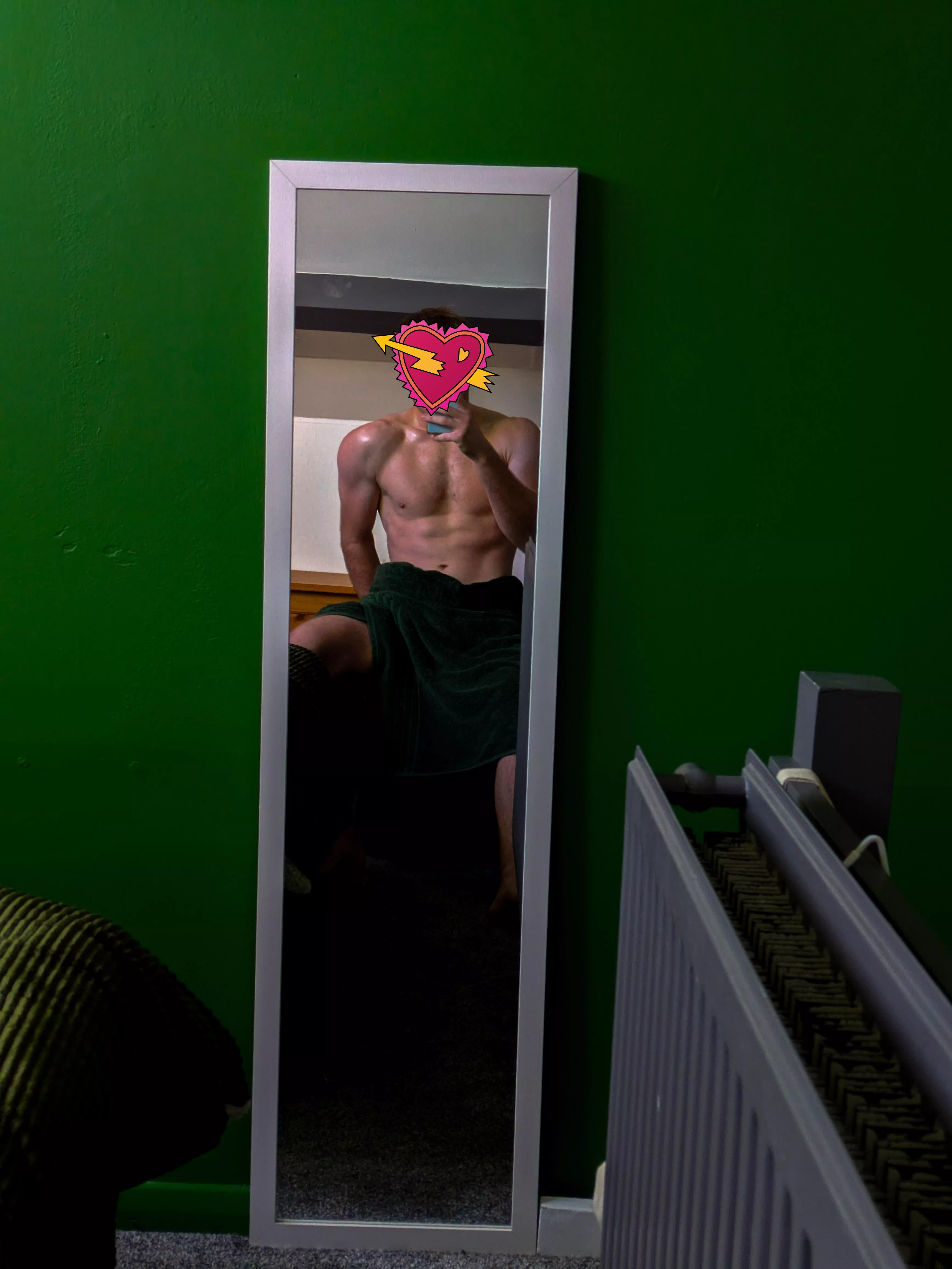 Fresh out the shower got that shine on my shoulders 